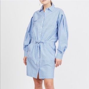 • Juicy Couture • Boyfriend Fit Pinstripe Dress